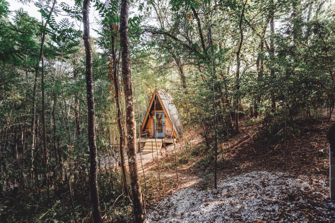 RockbridgeBlue Brambler Glamping A-Frame公寓 外观 照片
