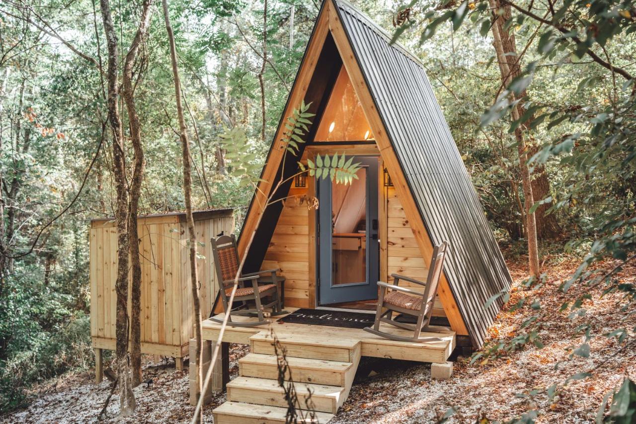 RockbridgeBlue Brambler Glamping A-Frame公寓 外观 照片